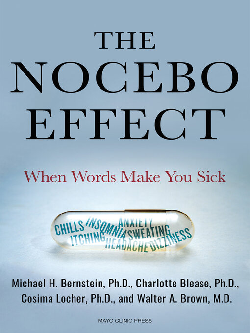 Title details for The Nocebo Effect by Michael Bernstein - Available